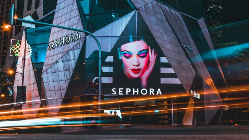 a sephora store as seen from the outside