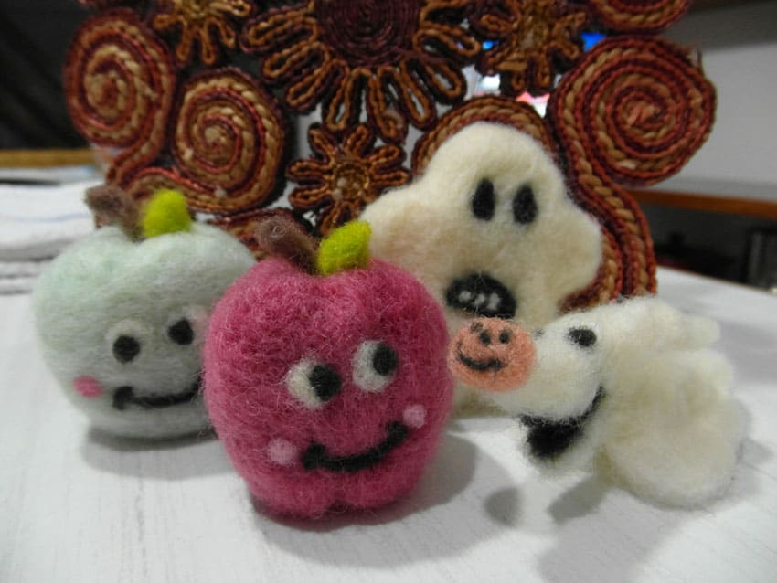 needle felted characters