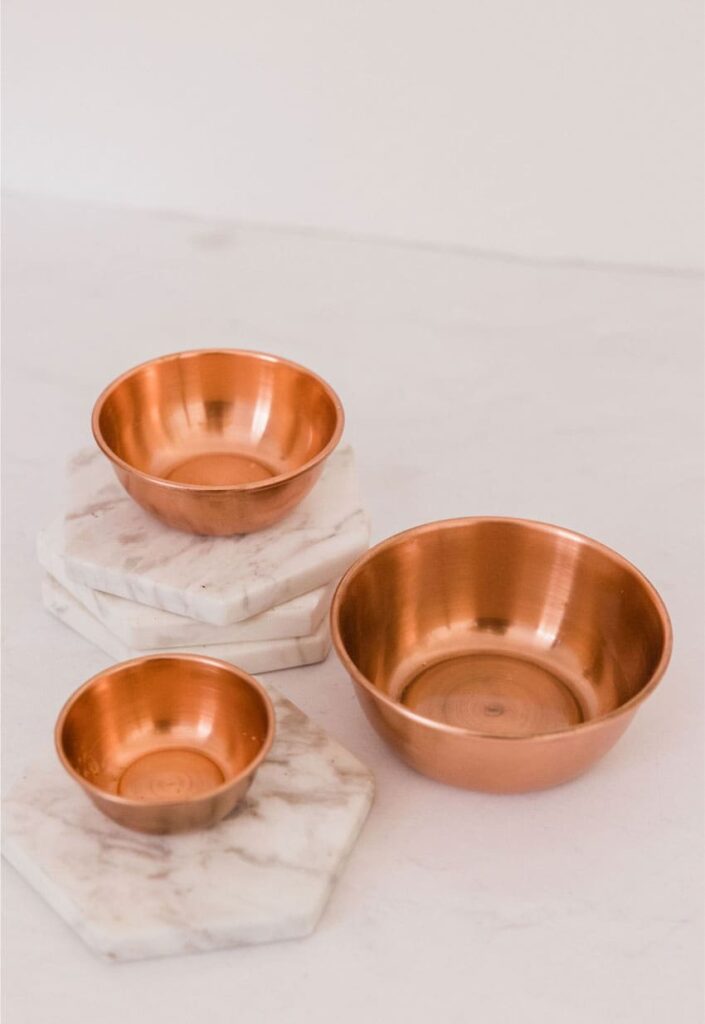 copper pots