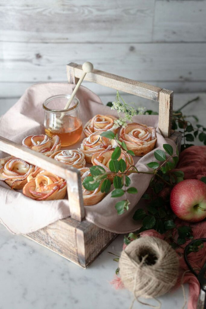 apple rose pies as one of the best cheap gluten free fall desserts