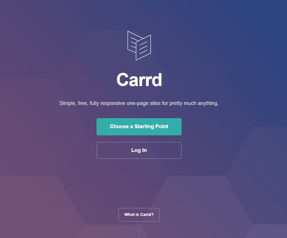 carrd website