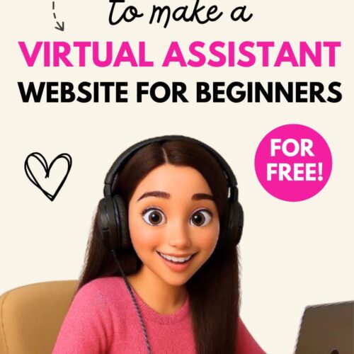 how to make a virtual assistant website for free